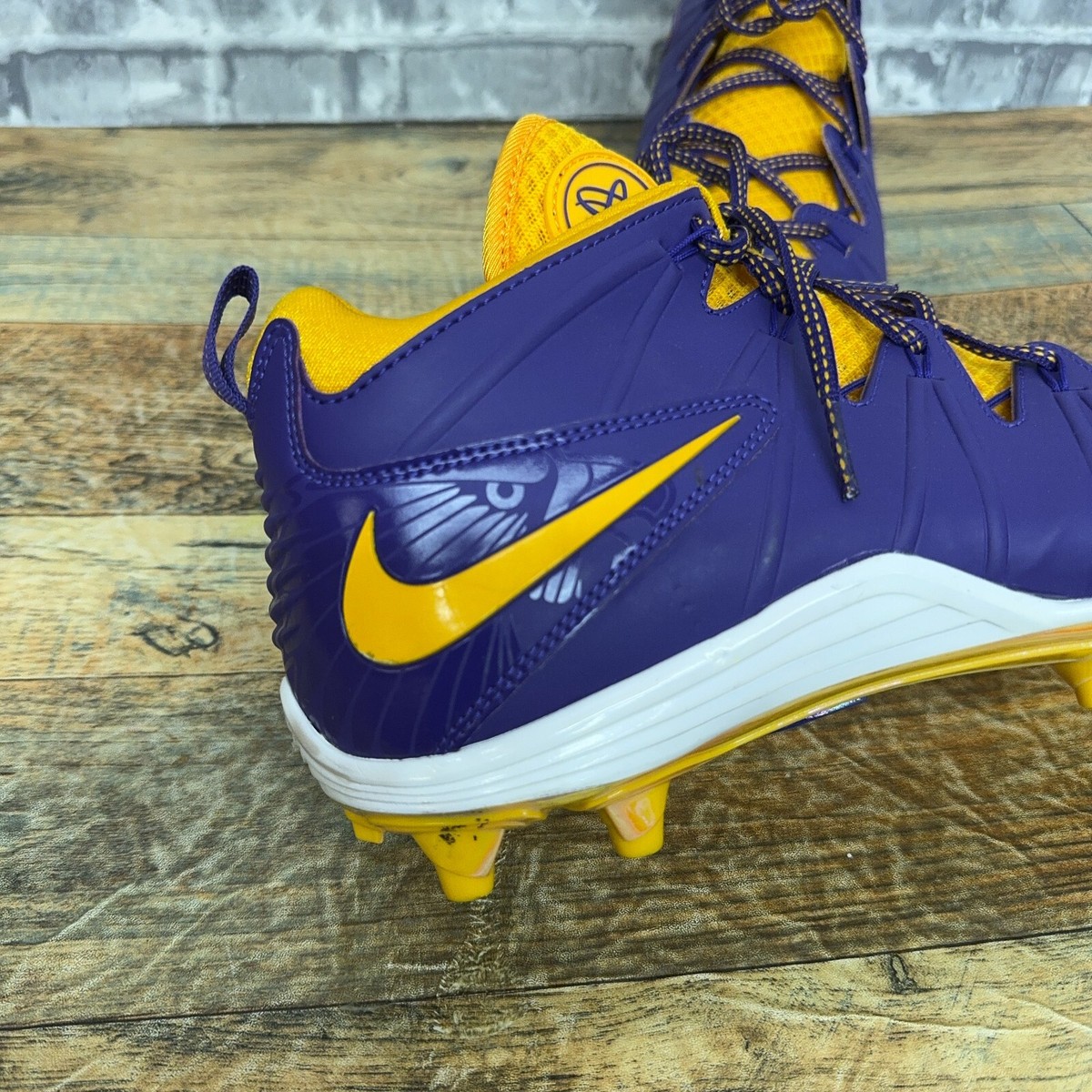 Nike Huarache 4 Lax Iroquois Nationals Lacrosse Cleats 695498-570 Mens Size 12 Nike Huarache 9 Elite LAX Lacrosse Cleats. Nike.com main image 3
