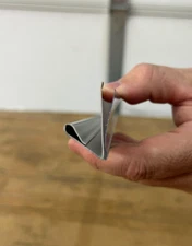 100 x Gondola 47"  Gray Clip-On Price Label Channel for Gondola Shelf Shelving