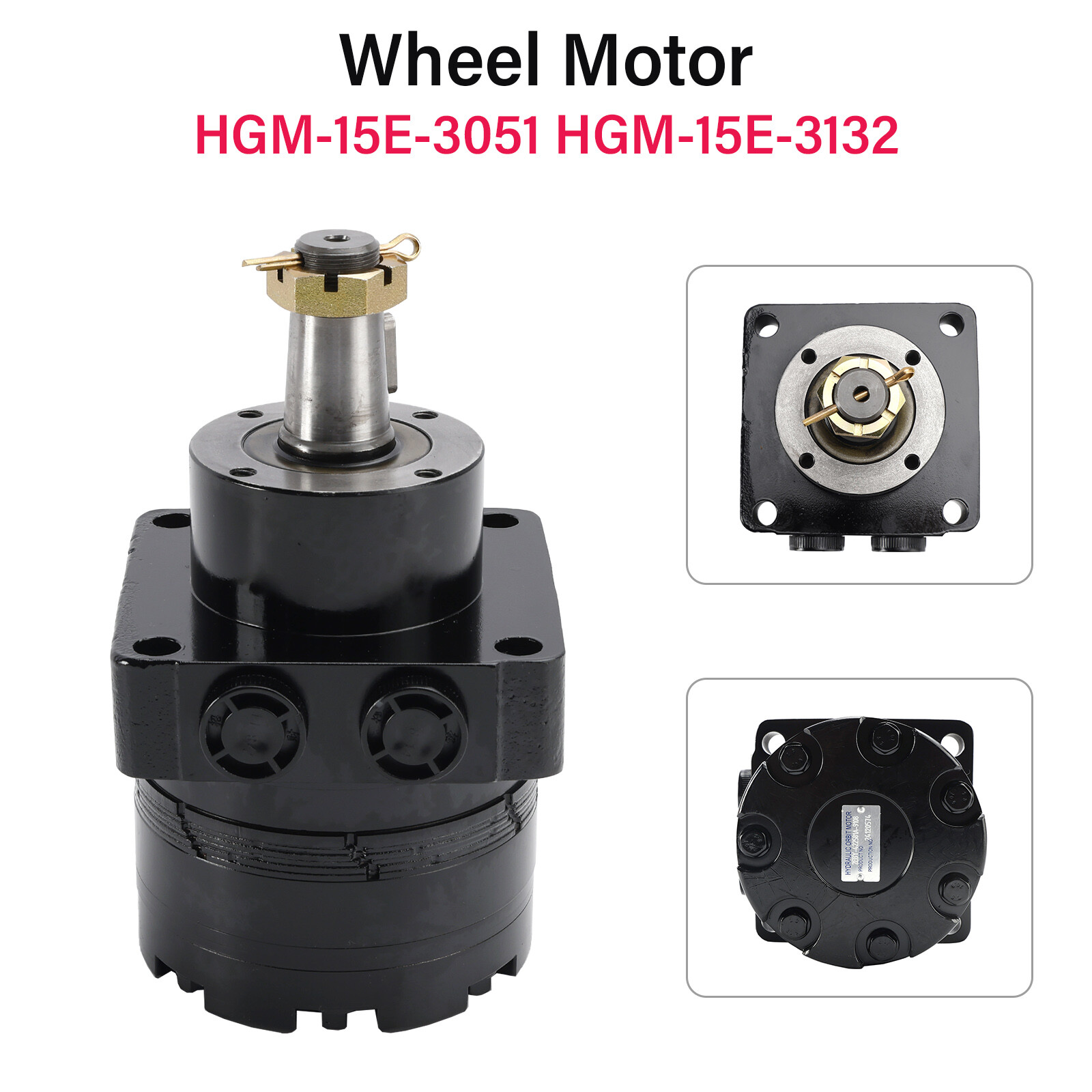 HGM-15E-3051 HGM-15E-3132 Replacement Wheel Motor Compatible with Exmark 1035333 and Bad Boy 015200400