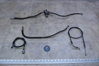 1978 Kawasaki KZ750 B K818) brake lines throttle tach cable set | eBay