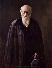 Charles Robert Darwin 8.5x11" Photo Print John Collier Evolution Scientist Art