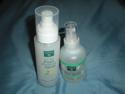 Earth Therapeutics Tea Tree Oil Foot Spray  & Foot Peeling Spray