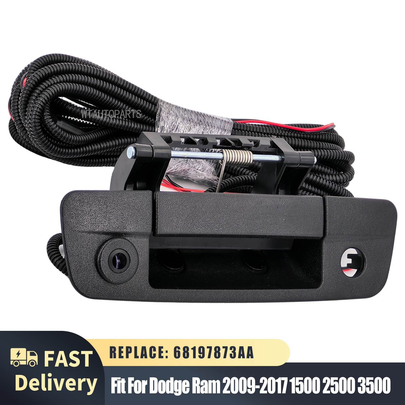 68197873AA Tailgate Handle Backup Camera For 2011-2017 Dodge Ram 1500 2500 3500