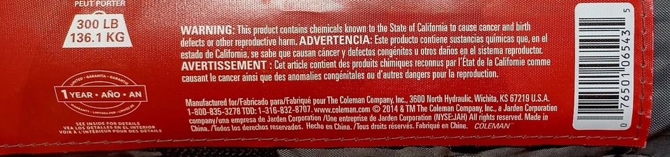 Coleman Pack - Cuna de visitante con mesa con brazo giratorio Foto 4 de 4