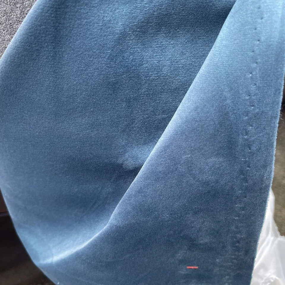 WARWICK PLUSH VELVET In TEAL Cushion/UPHOLSTERY FABRIC,sold Here In 10m Lengths - Image 3 of 3