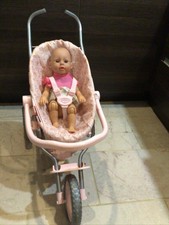 baby annabell tri pushchair