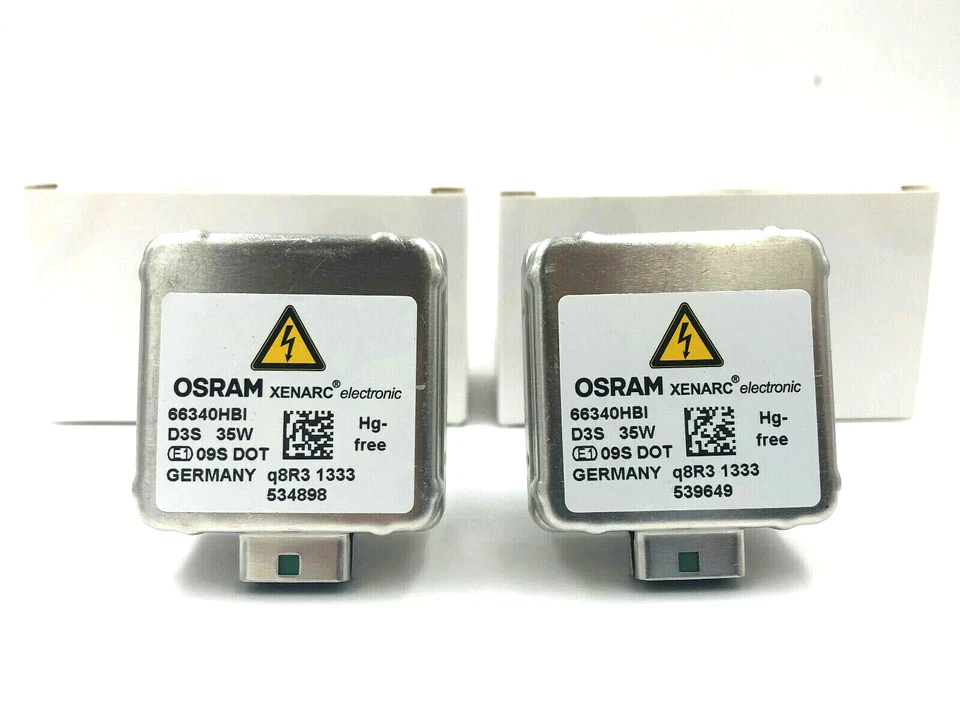 2x New OEM Osram D3S Bulb for 16-19 Chrysler Pacifica Xenon HID Headlight - Image 2 of 2