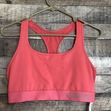 Victoria  s Secret Sport The Player Racerback Sport Bra L  Pink