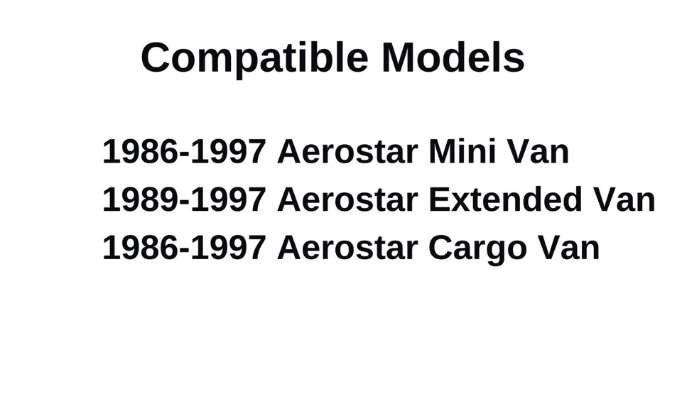 Fits 1986-1997 Ford Aerostar Van Driver Side Left Front Door Window Glass Foto 3 de 4