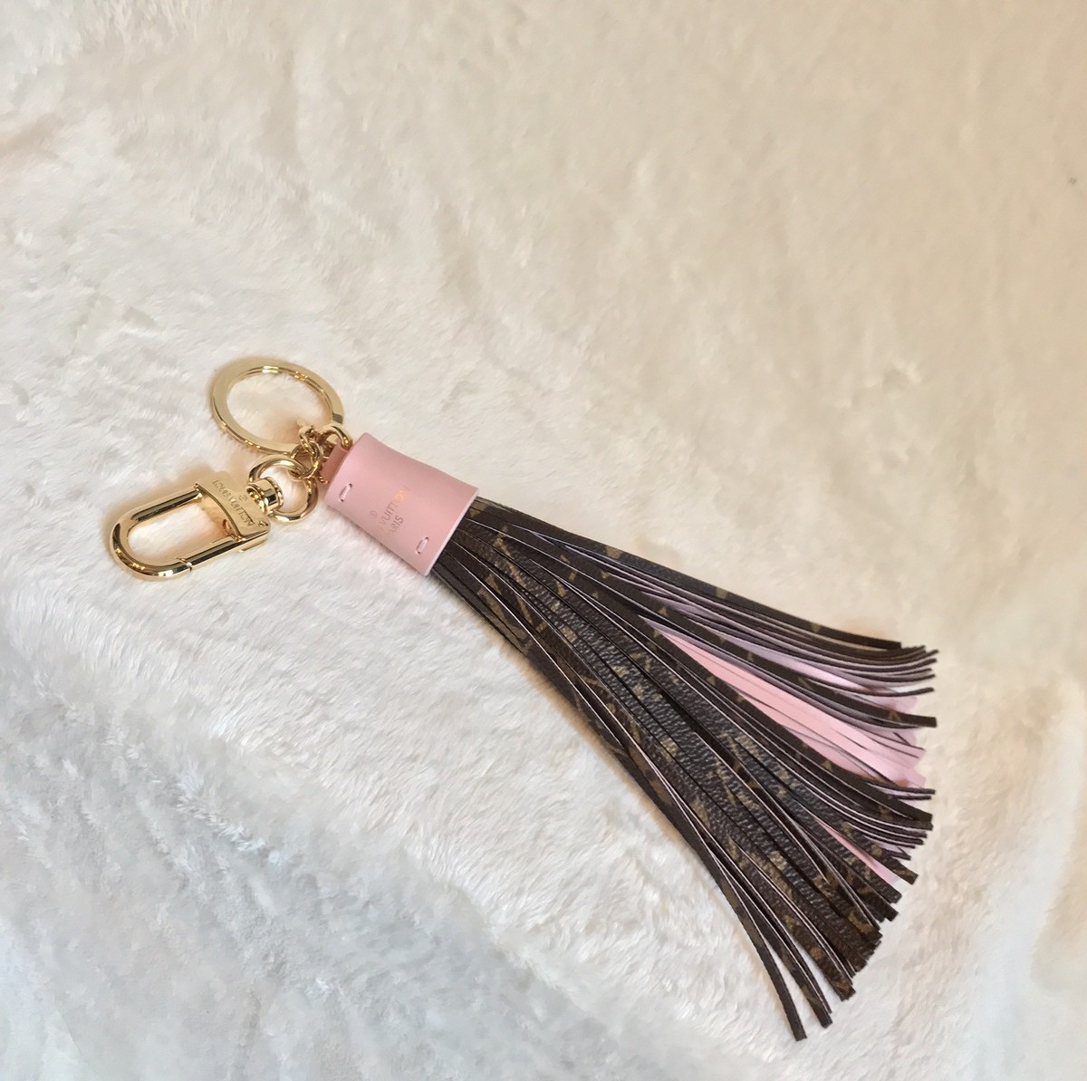 NEW LOUIS VUITTON, Limited Edition PINK Tassel, 10.5
