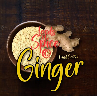 100% Organic Ginger Root Powder PREMIUM Raw Ground Ginger Zingiber Officinale
