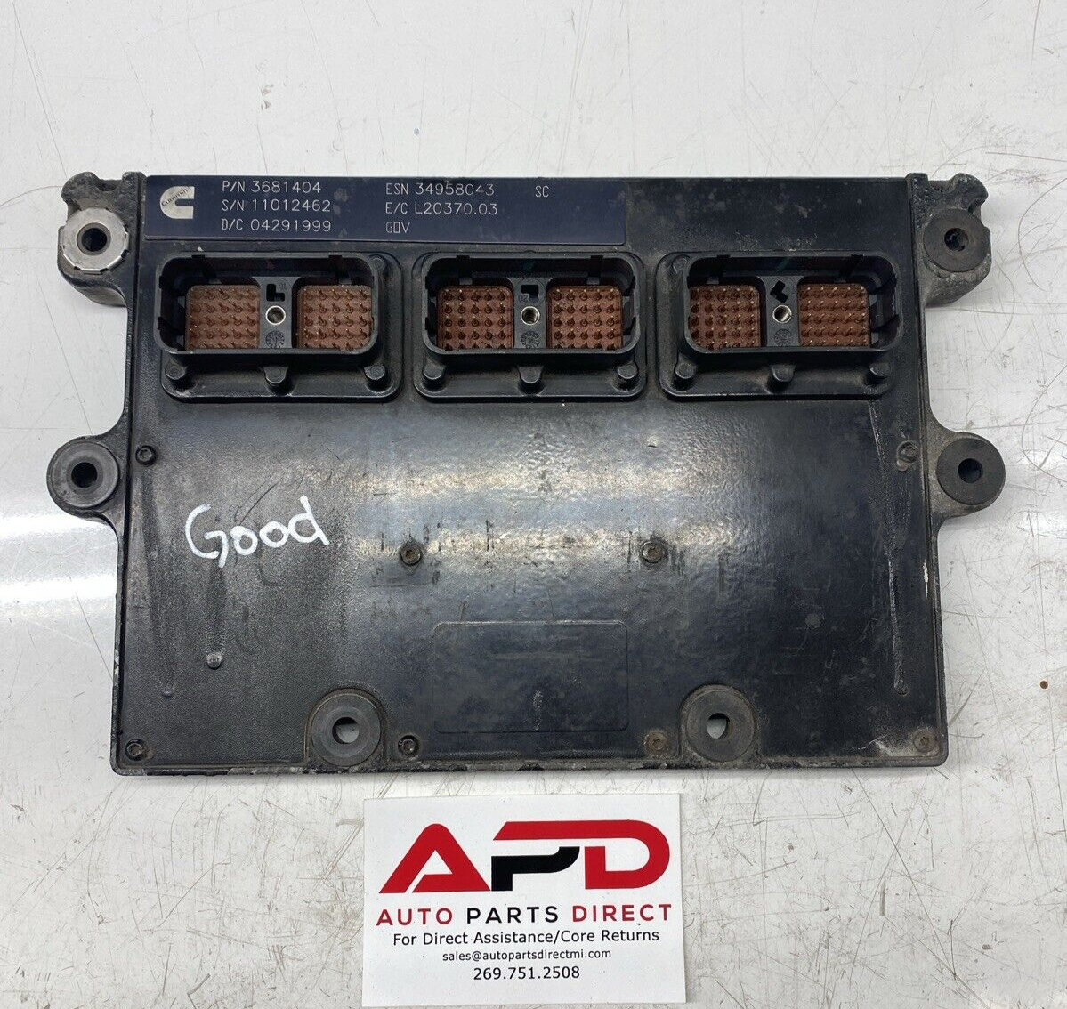 Cummins ISM ISX CM570 Engine Control Module ECM ECU 3681404 USED
