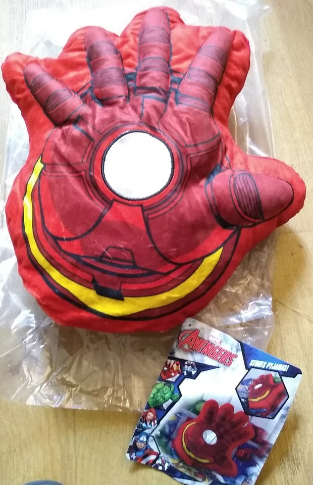 Marvel Avengers Iron Man Pijama de Mano Repulsor en Forma de Cojín 3D Novedad Regalo Foto 2 de 4