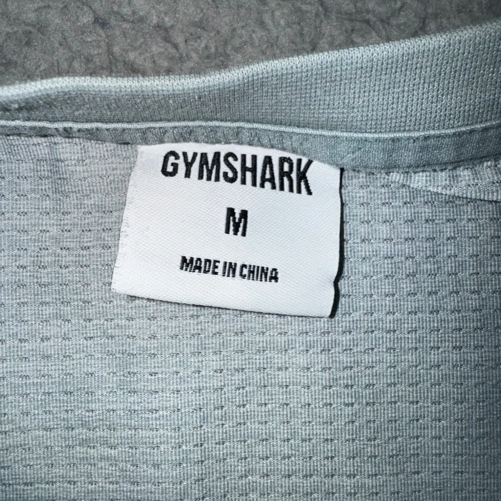 gymshark raid long sleeve performance crew neck shirt