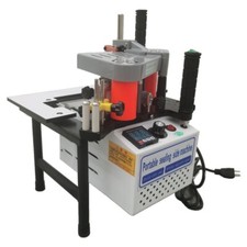 110V Woodworking Edge Banding Gluing Machine Speed Adjustable 0.3-3mm Edge Bande