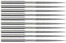 10pc 2" Tapered Diamond Bead Reamer Bit Set Craft Jewelry Lapidary Rotary Tool
