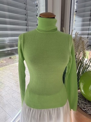 COLLUSION ROLLKRAGEN PULLOVER 38 LIME GREEN 