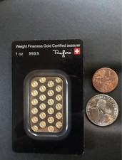 PAMP Suisse Lady Fortuna Gold Bar 1 Ounce Fine Gold Bullion Sealed  2301.70 per troy oz