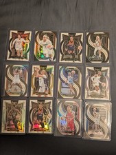 2025 WNBA Select White Prizm 12 Card Lot, Concourse And Primier Levels Numbered!