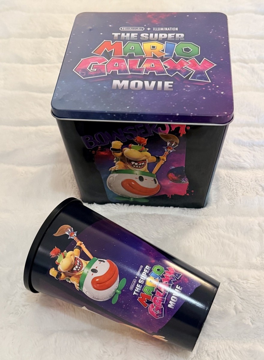 The Super Mario Galaxy Bowser Jr. Popcorn Bucket Tin with LID and