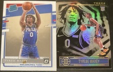 2020-21 Panini Donruss Optic Rated Rookie Tyrese Maxey #171 (RC), Illusions #162