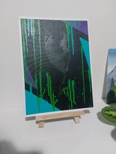 Pop Art Aciclico Quadro Astratto Originale Su Tela Tavola Arte Astratta