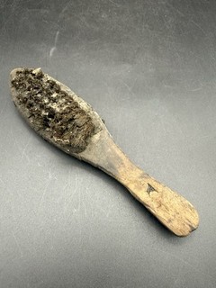 Spazzola Regolamentare Regio Esercito Ritrovamento Scavo Ghiacciaio Ww1 Elmetto