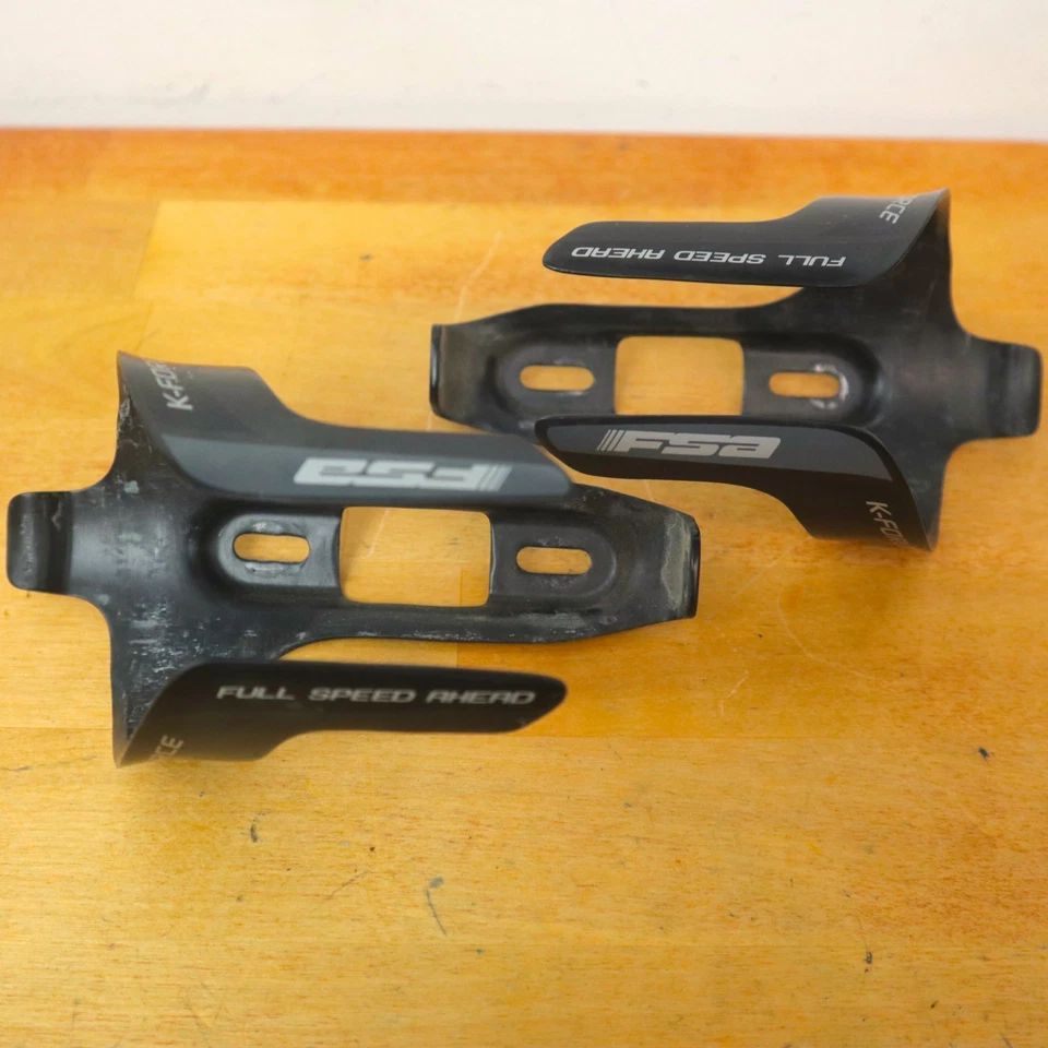 FSA K-Force Carbon Water Bottle Cage Matte Black Road Bike Part (Set of 2) - Image 2 of 3