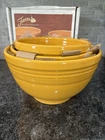 Fiesta 1st NIB *Marigold* 3 Piece Baking Bowl Set* 75th Anniversary