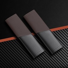 Seat Belt Cover Pad Leather 2 Pack