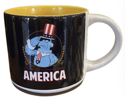 Disney Parks Hollywood Studios Muppets 3D Sam Eagle America Coffee Mug New w Tag