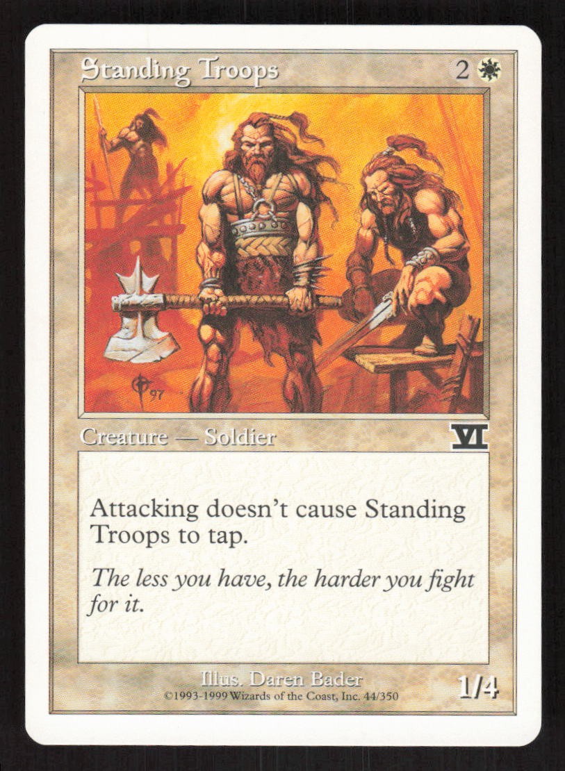 1999 Standing Troops Classic Sixth Edition 44 MTG