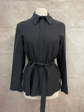 Esprit Womens Black Jacket Belted Size M