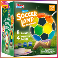 Diy Lampenmalset FußBall Kreativset FüR Kinder 6-12 Jahre Geschenk 3D Nachtlicht