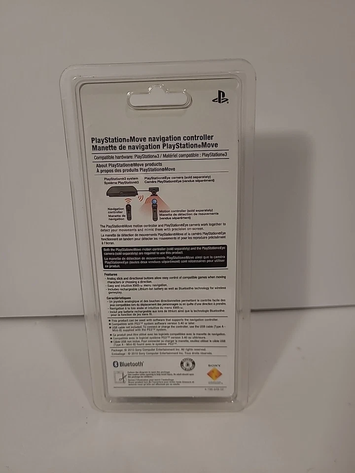 PS3 PlayStation move Navigation Controller Sony  2010 NEW SEALED - Image 2 of 4