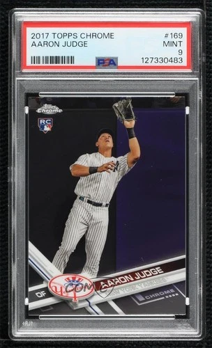 2017 Topps Chrome Aaron Judge #169 PSA 9 MINT Rookie RC