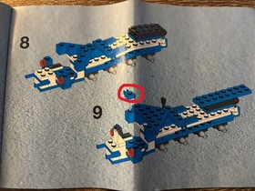 LEGO Space: Ice-Sat V (6898) - 92% complete w/box and instructions