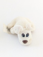Vintage 1995 Galoob Pound Puppies Mini Babies Cream Dog Soft Toy 2.5"