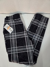 Perry Ellis Portfolio Men's Black Microfleece Pajama Pants Sleepwear Size S