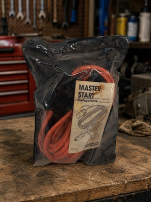 #ad Vintage Master Start Automotive Emergency Starting Cable Kit w Instructions $25.00