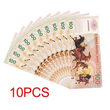 10pcs Macau Year of The Horse 100 Patacas Fantasy Banknotes Memorial Paper Money