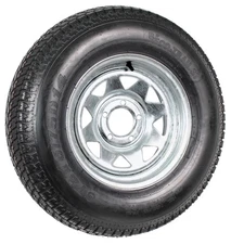 eCustomrim Trailer Tire Rim ST215/75D14 14 in. LRC 5 Lug Galvanized Spoke Wheel