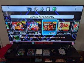 Super Nintendo SNES Classic Edition Console & 8bitdo Wireless SF30 2.4g Controll