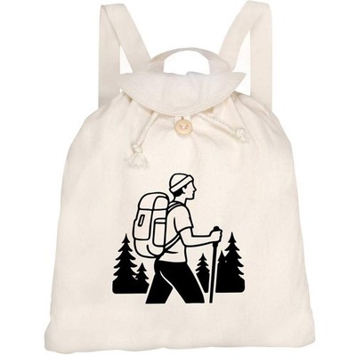 Canvas-Rucksack / Backpack ''Wanderer im Wald'' (RK00040687)