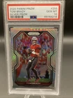 2020 Panini Prizm Football Tom Brady Silver Prizm No. 255 PSA 10 Gem Mint Tampa