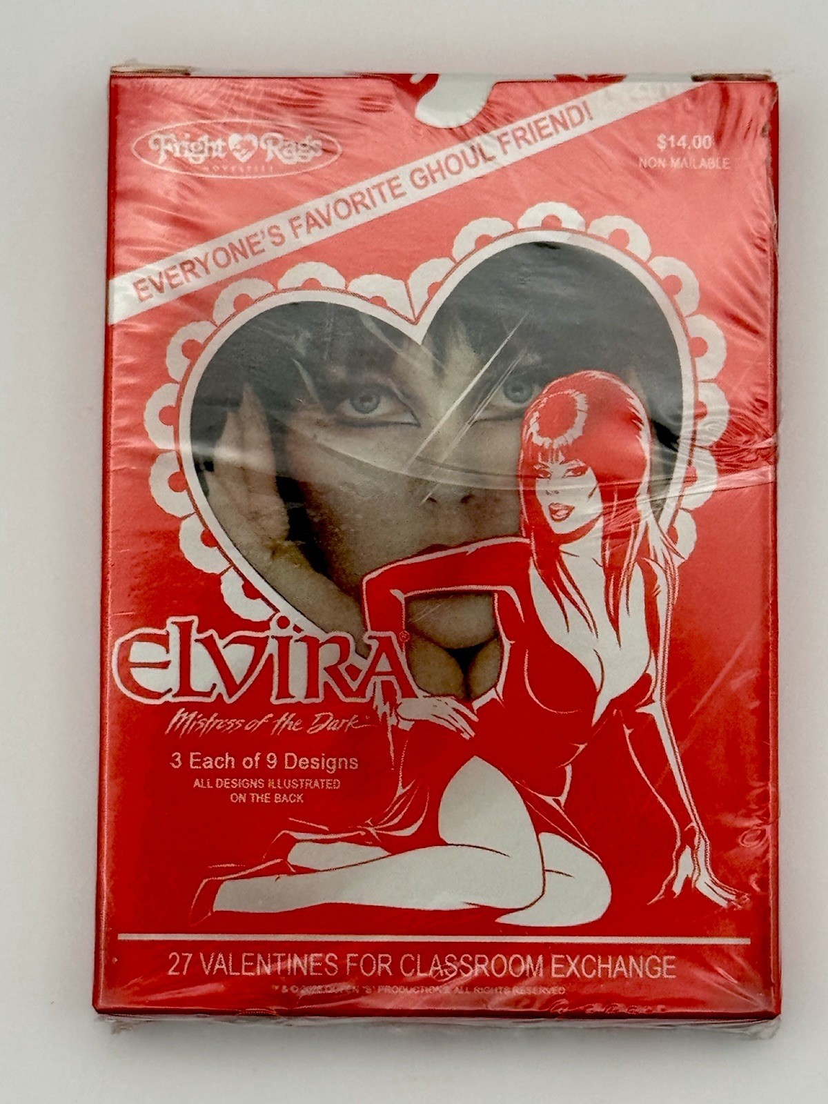 2026 Fright Rags ELVIRA Valentine's Day Trading Card Set SOLD OUT! Sealed RARE