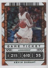 2020 Panini Contenders Draft Picks Game Ticket Green Explosion Kevin Durant 2x0
