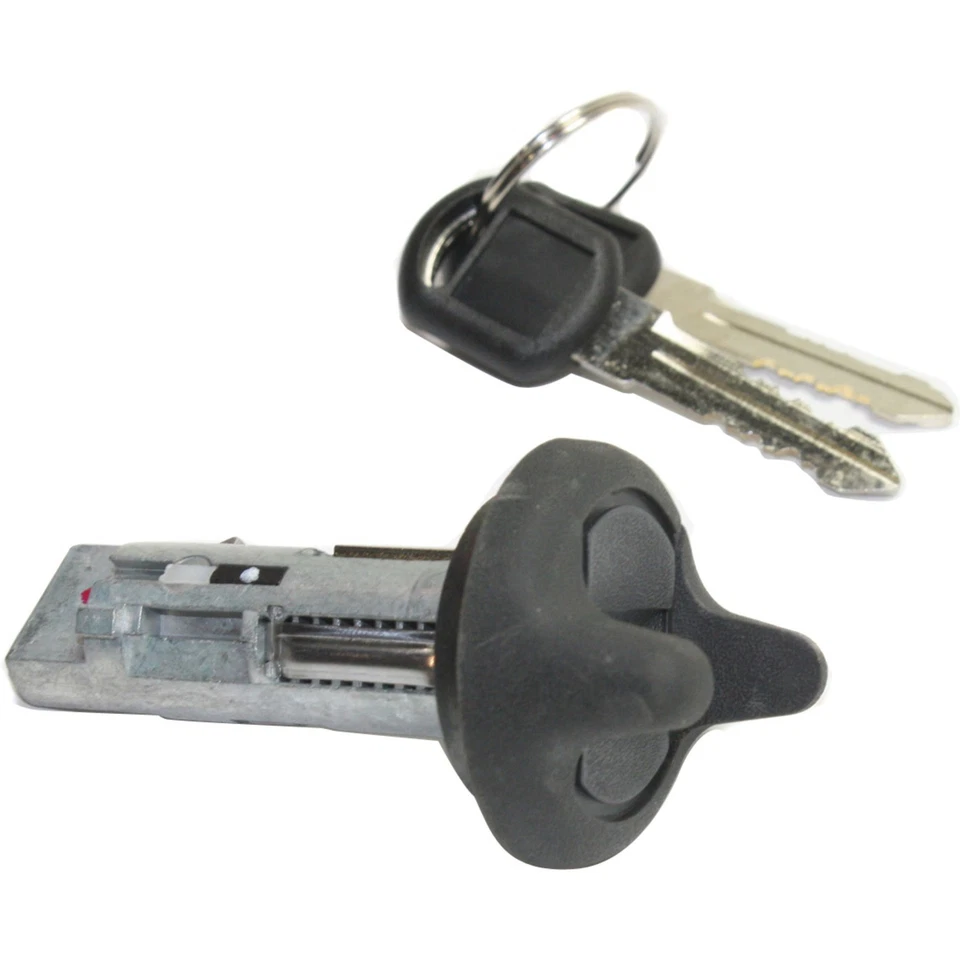 Ignition Lock Cylinder with Key Black Bezel for Chevy GMC Oldsmobile Truck SUV - Image 3 of 4