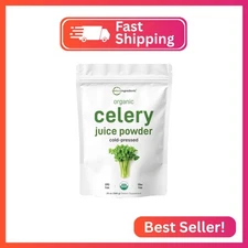 Organic Celery Juice Powder, 20 Ounce (1.25 Pound), 70 Serving, Celery Detox and