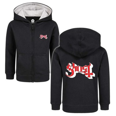 Ghost Kinder-Kapuzenjacke Unisex Metal-Kids - Logo schwarz